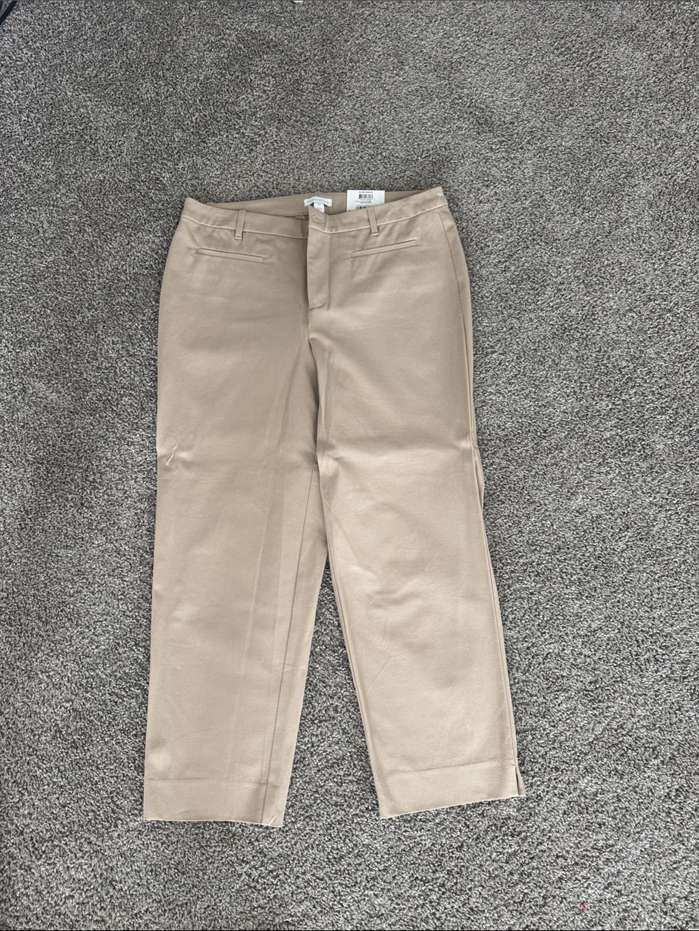 Charter Club Khaki Straight-Leg Women's Jeans